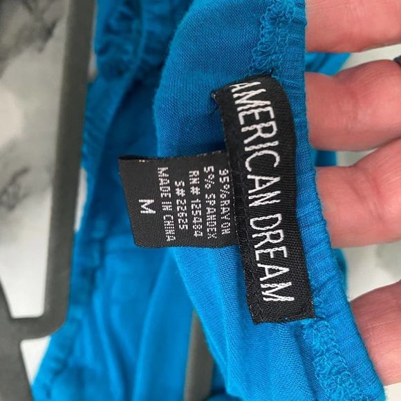 American Dream Size M. Turquoise blouse. - Picture 4 of 4